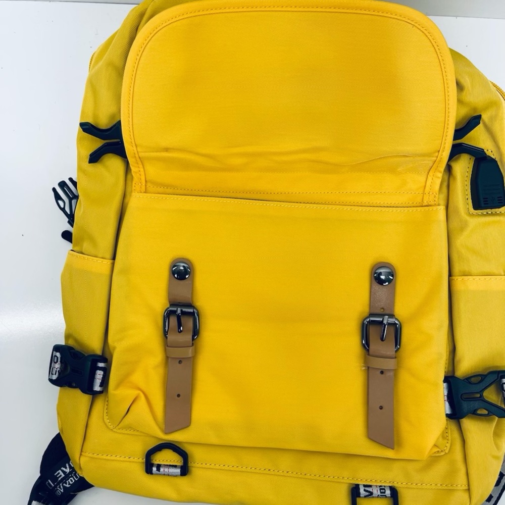 Aolida Bag Women’s Backpack Fashions Waterproof Rucksack School Laptop Usb Yelow - Picture 12 of 14